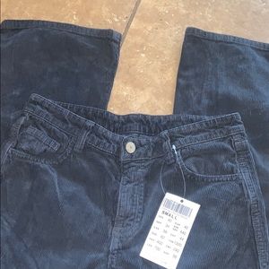 Brandy Melville corduroys pretty blue tone size S